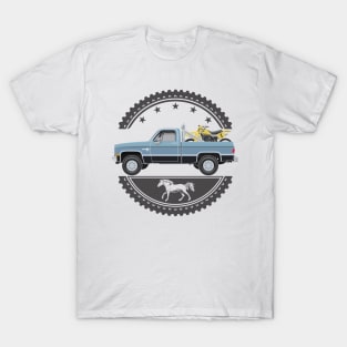 1983 Chevy Silverado Scottsdale with Yamaha YZ490K T-Shirt